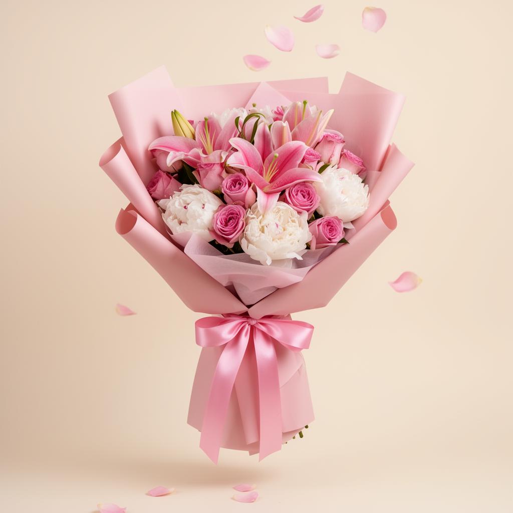 Fresh pink bouquet